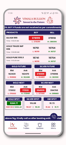 Vimala Bullion Screenshots2