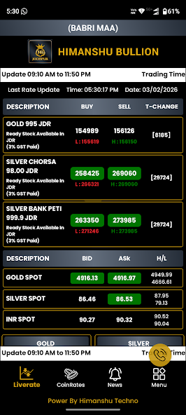 Himanshu Bullion Screenshots2
