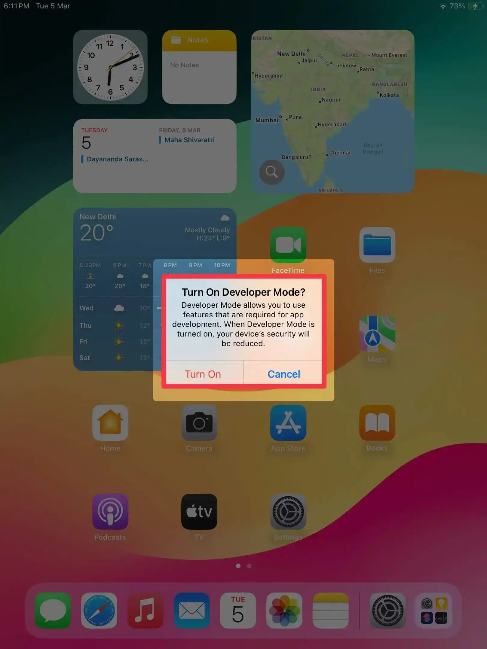 Loadly io Beta App Distribution Enabling IPad Developer Mode A 