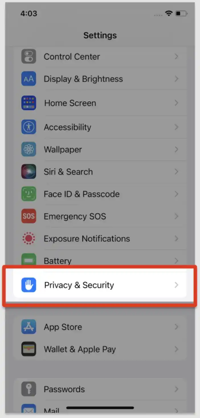 privacy & security